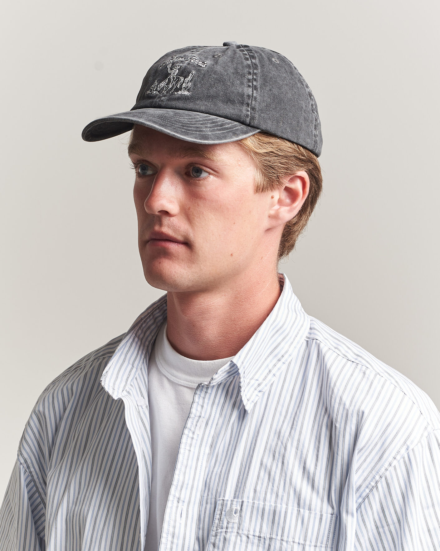 Men | Hats & Caps | Palmes | Western 6-Panel Cap Charcoal