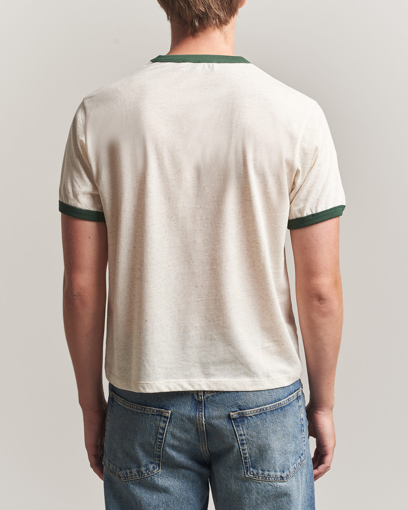 Men | T-Shirts | Palmes | Apple Ringer T-Shirt Broken White