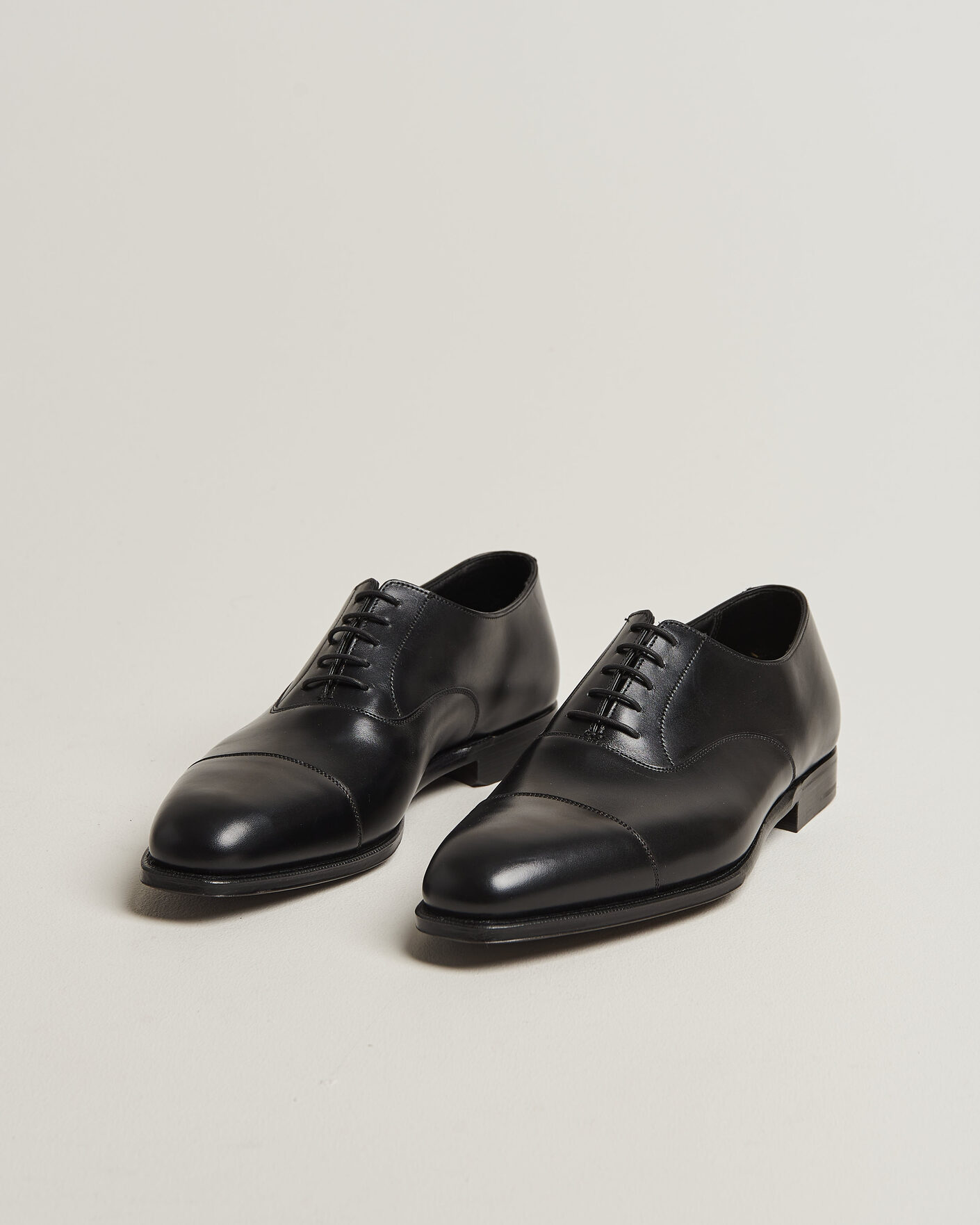 Men | Oxford Shoes | Crockett & Jones | Audley Handgrade Oxford Black Calf