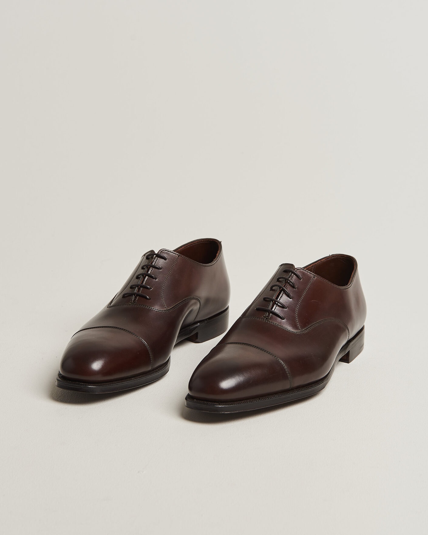 Men | Oxford Shoes | Crockett & Jones | Audley Handgrade Oxford Dark Brown Antique Calf