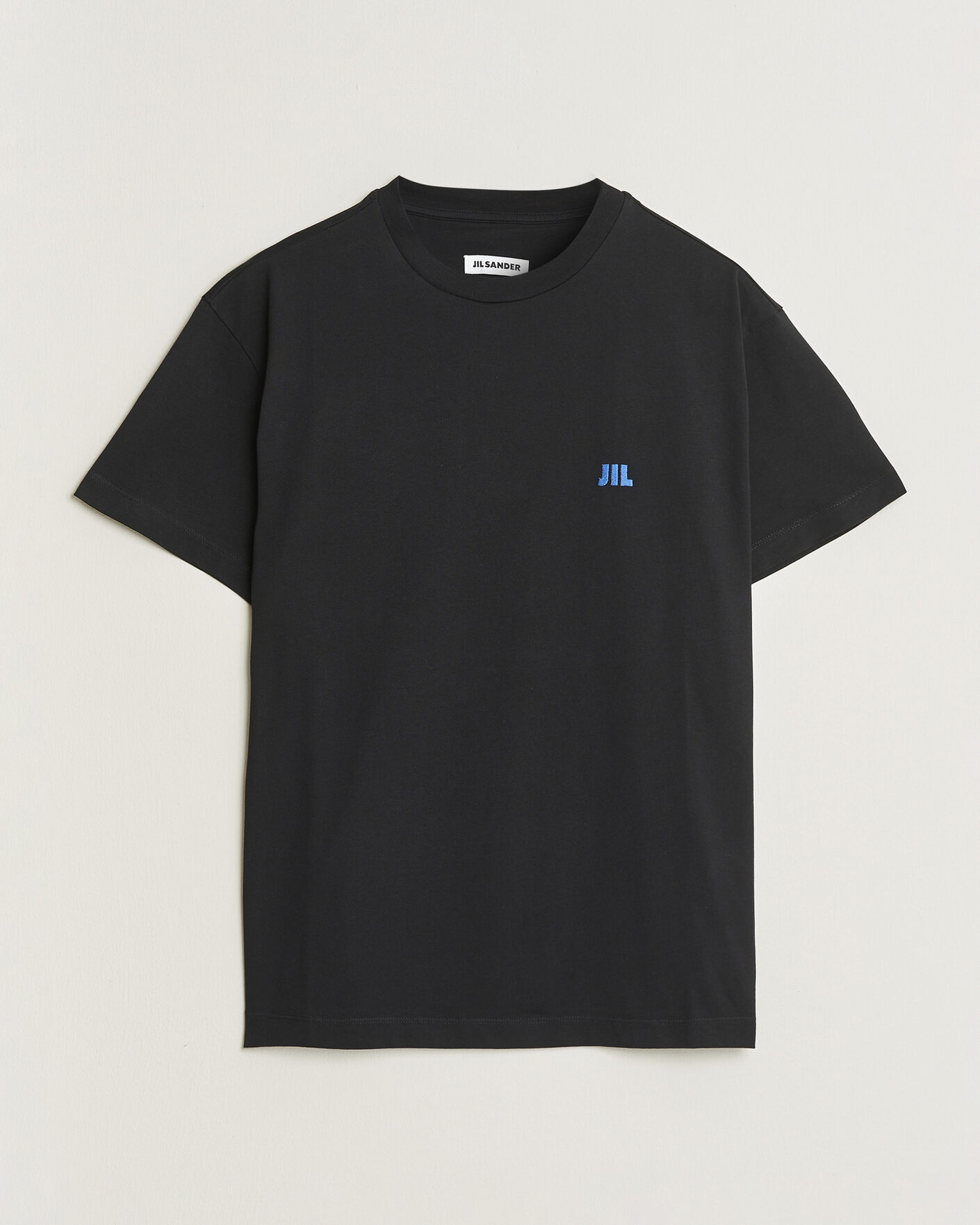 Men | T-Shirts | Jil Sander | Short Sleeve Jil Logo T-Shirt Black