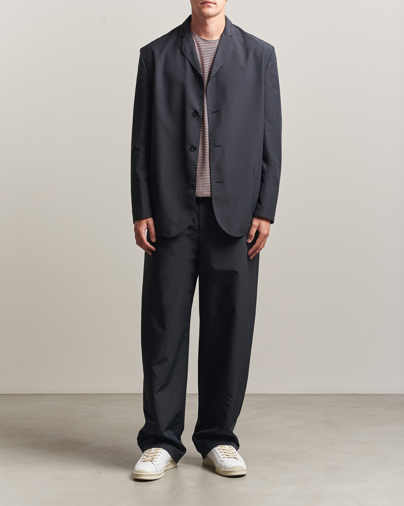 Men | Trousers | Jil Sander | Drawstring Trousers Black