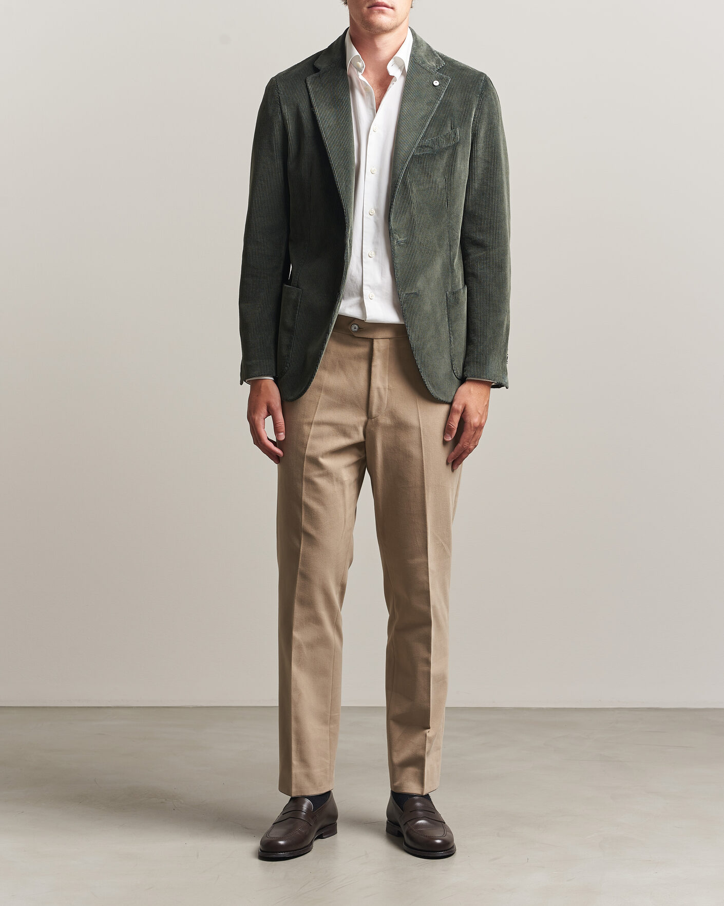 Men | Blazers | L.B.M. 1911 | Jack Corduroy Blazer Soft Green