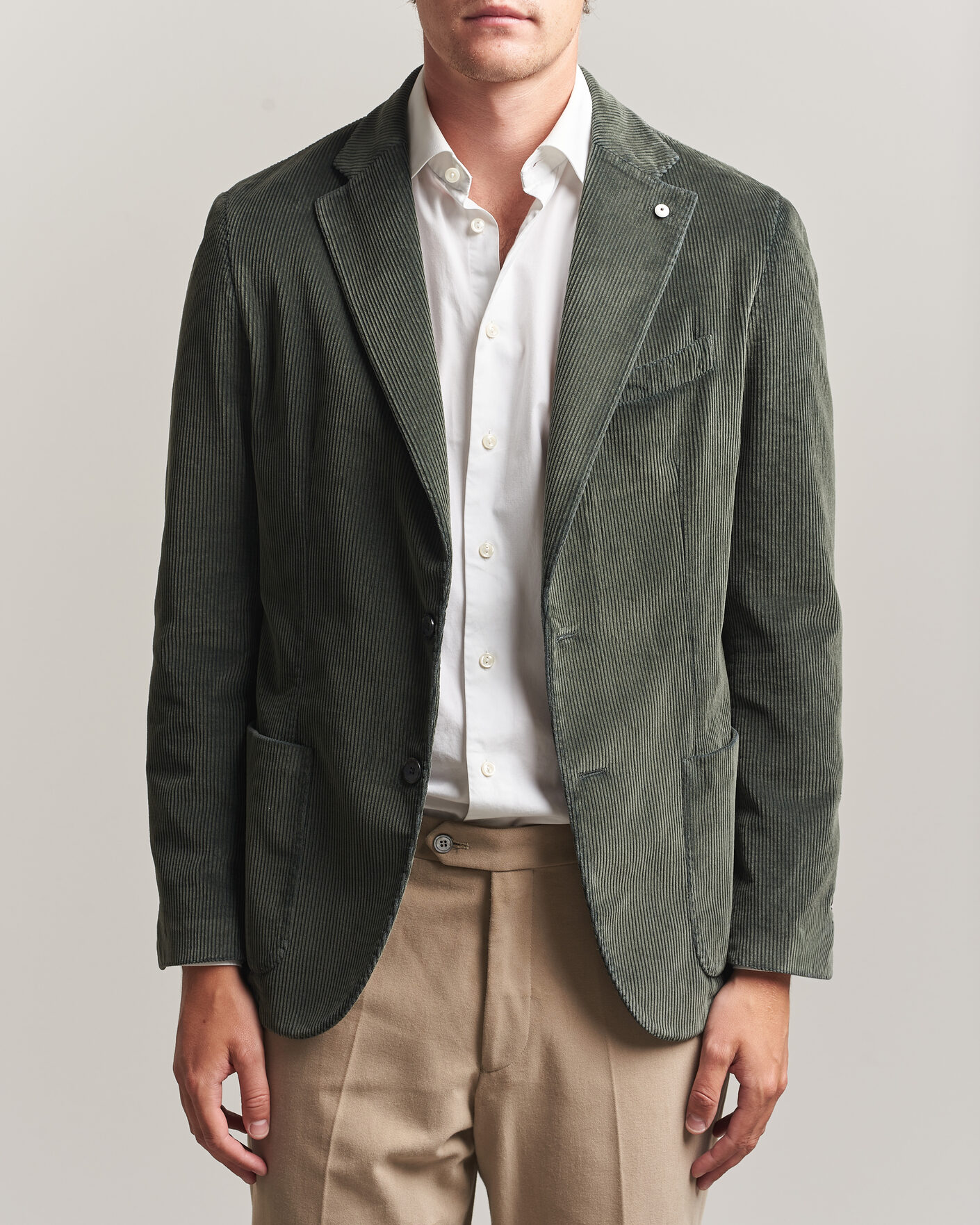 Men | Blazers | L.B.M. 1911 | Jack Corduroy Blazer Soft Green
