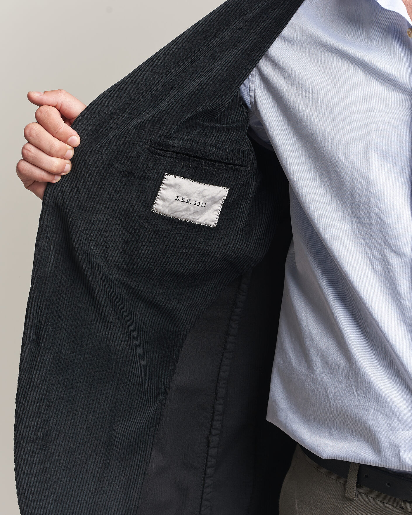 Men | Blazers | L.B.M. 1911 | Jack Corduroy Blazer Black