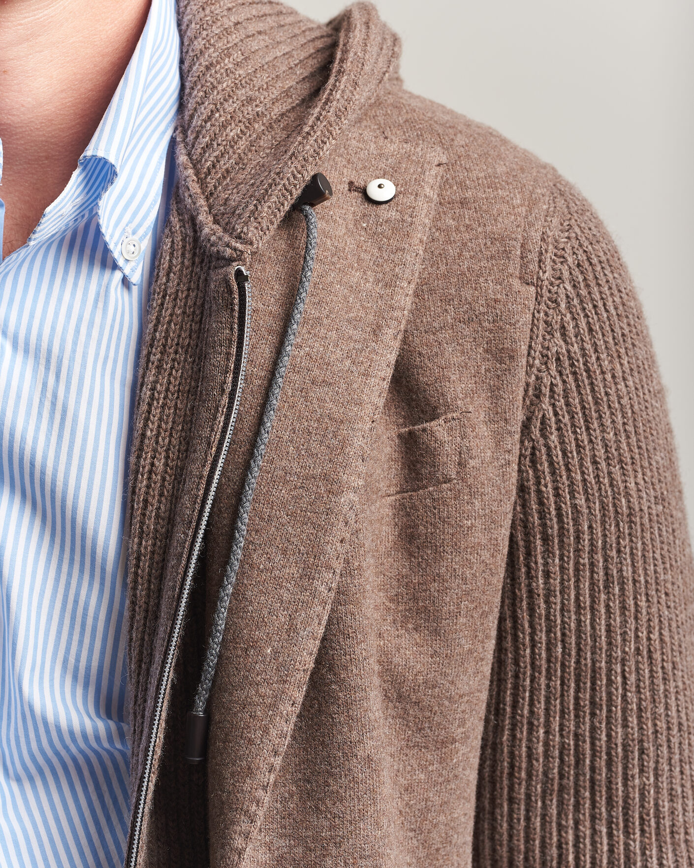 Men | Blazers | L.B.M. 1911 | Ivan Hybrid Wool Blazer Brown
