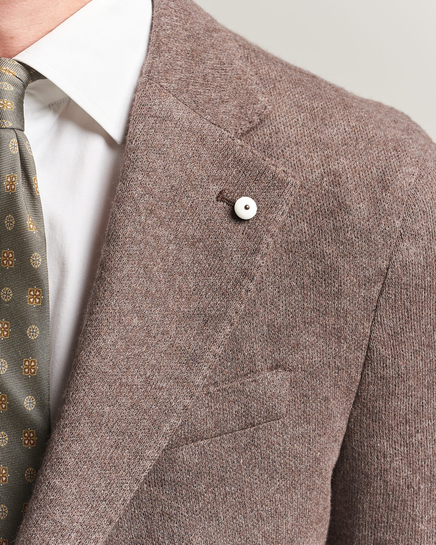 Men | Blazers | L.B.M. 1911 | Jack Knitted Cashmere Mix Blazer Brown