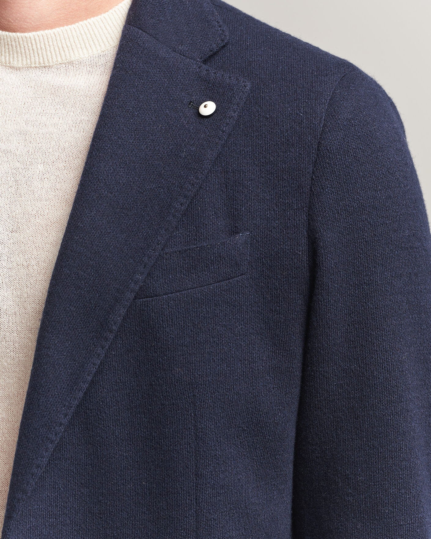 Men | Blazers | L.B.M. 1911 | Jack Knitted Cashmere Mix Blazer Navy