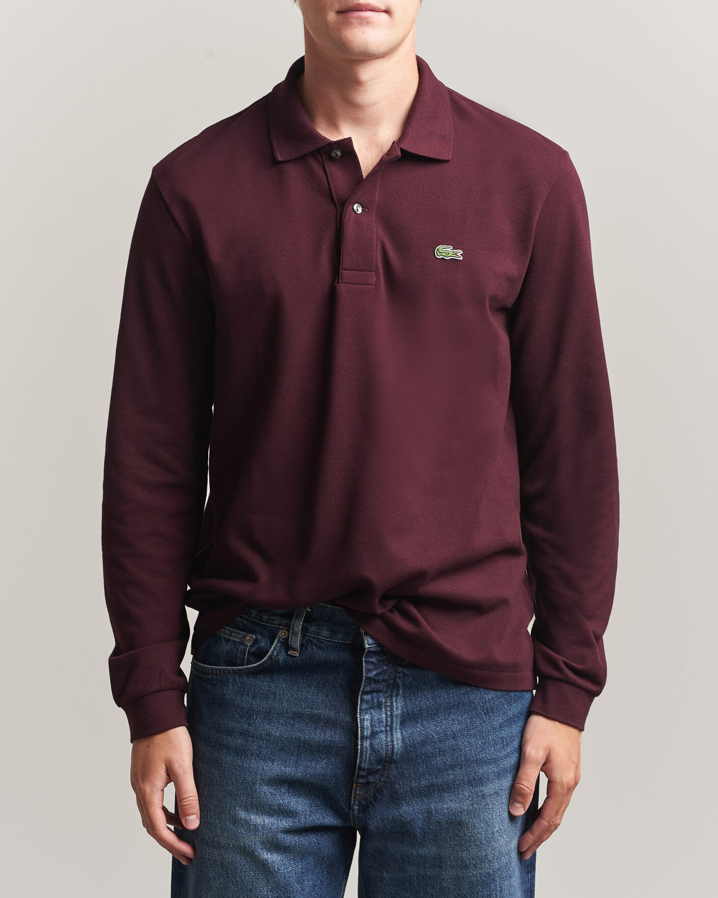 Men | Polo Shirts | Lacoste | Original Long Sleeve Polo Piké Oxalis