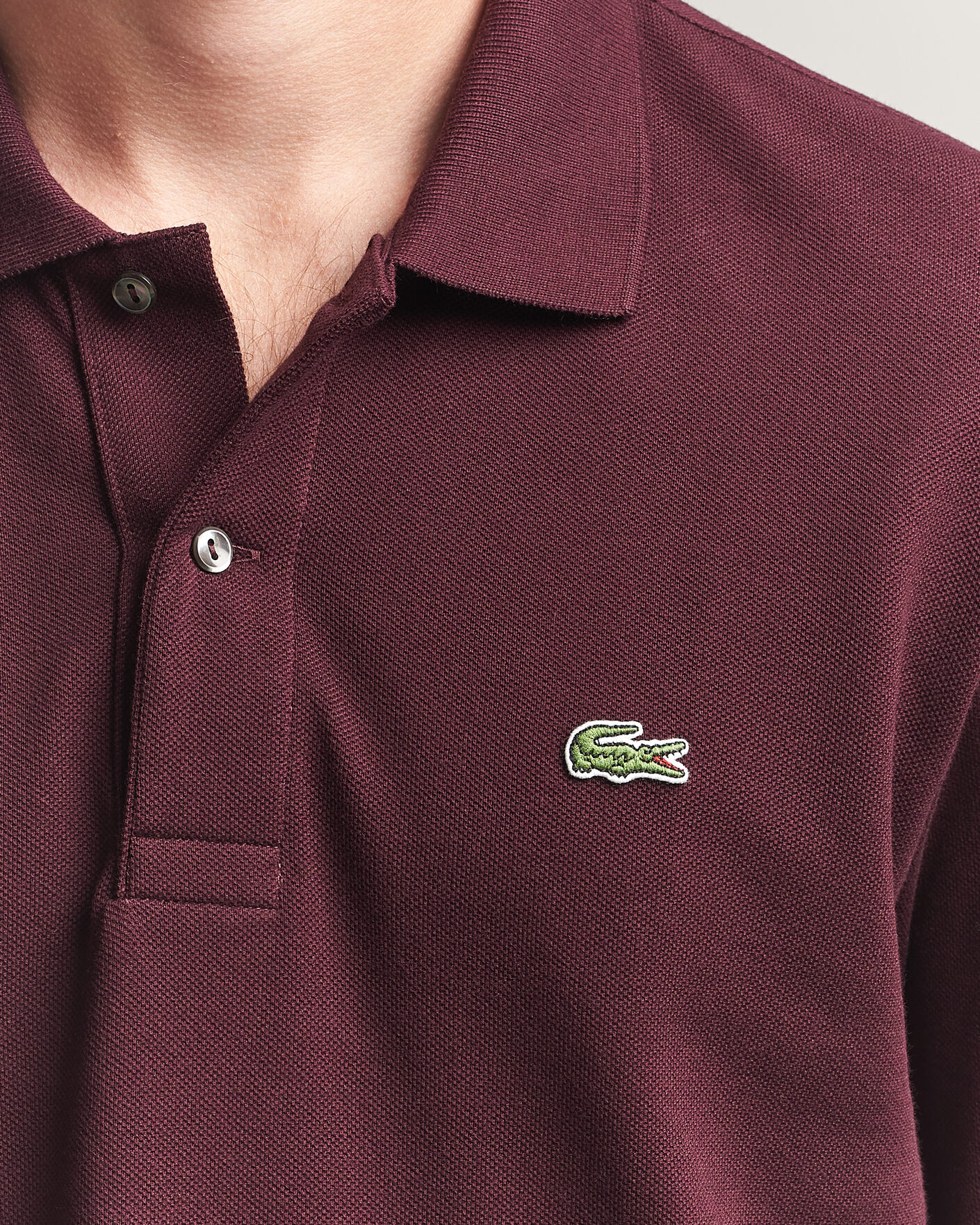 Men | Polo Shirts | Lacoste | Original Long Sleeve Polo Piké Oxalis