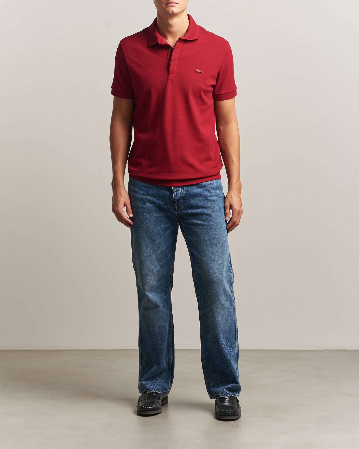 Men | Polo Shirts | Lacoste | Paris Polo Piké Bordeaux