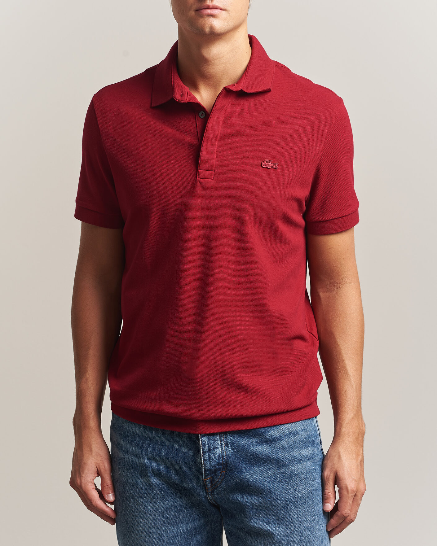 Men | Polo Shirts | Lacoste | Paris Polo Piké Bordeaux
