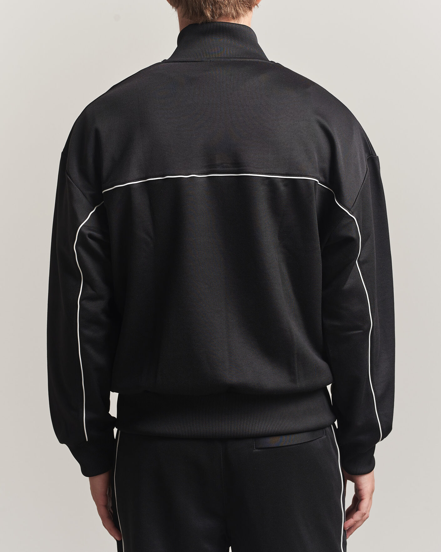 Men | Sweaters & Knitwear | Lacoste | Piqué Track Jacket Black