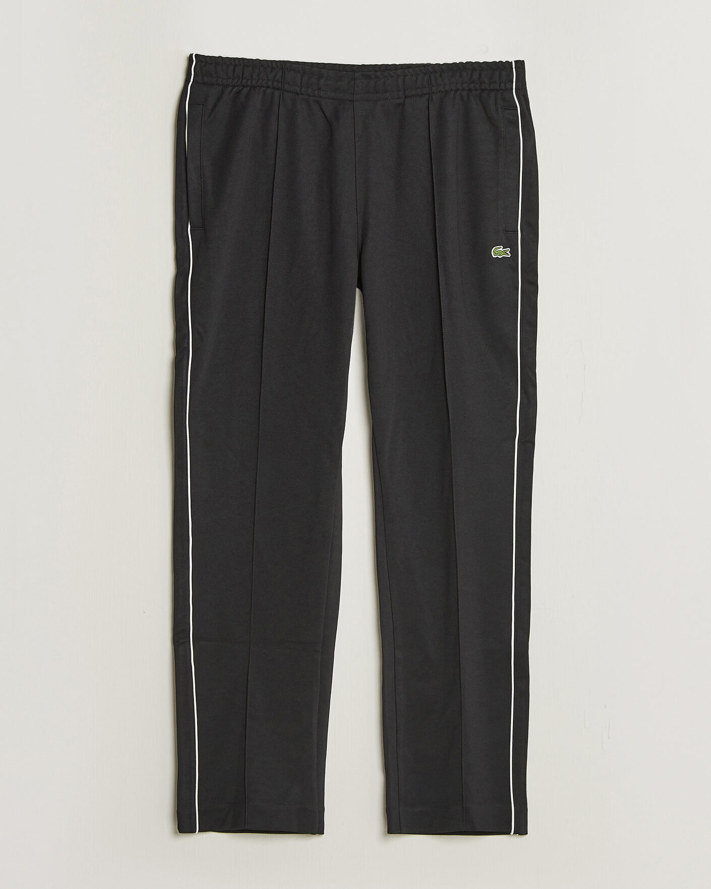 Men | Trousers | Lacoste | Piqué Track Pants Black