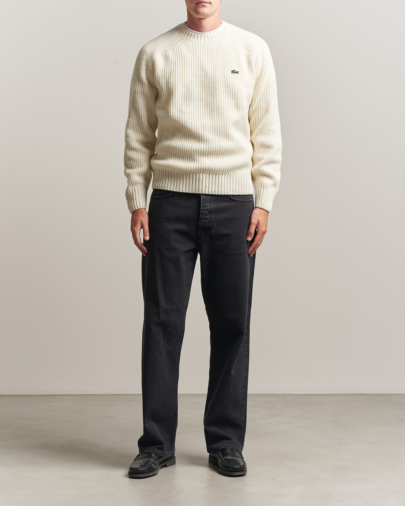 Men | Sweaters & Knitwear | Lacoste | Heavy Wool Knitted Sweater Lapland