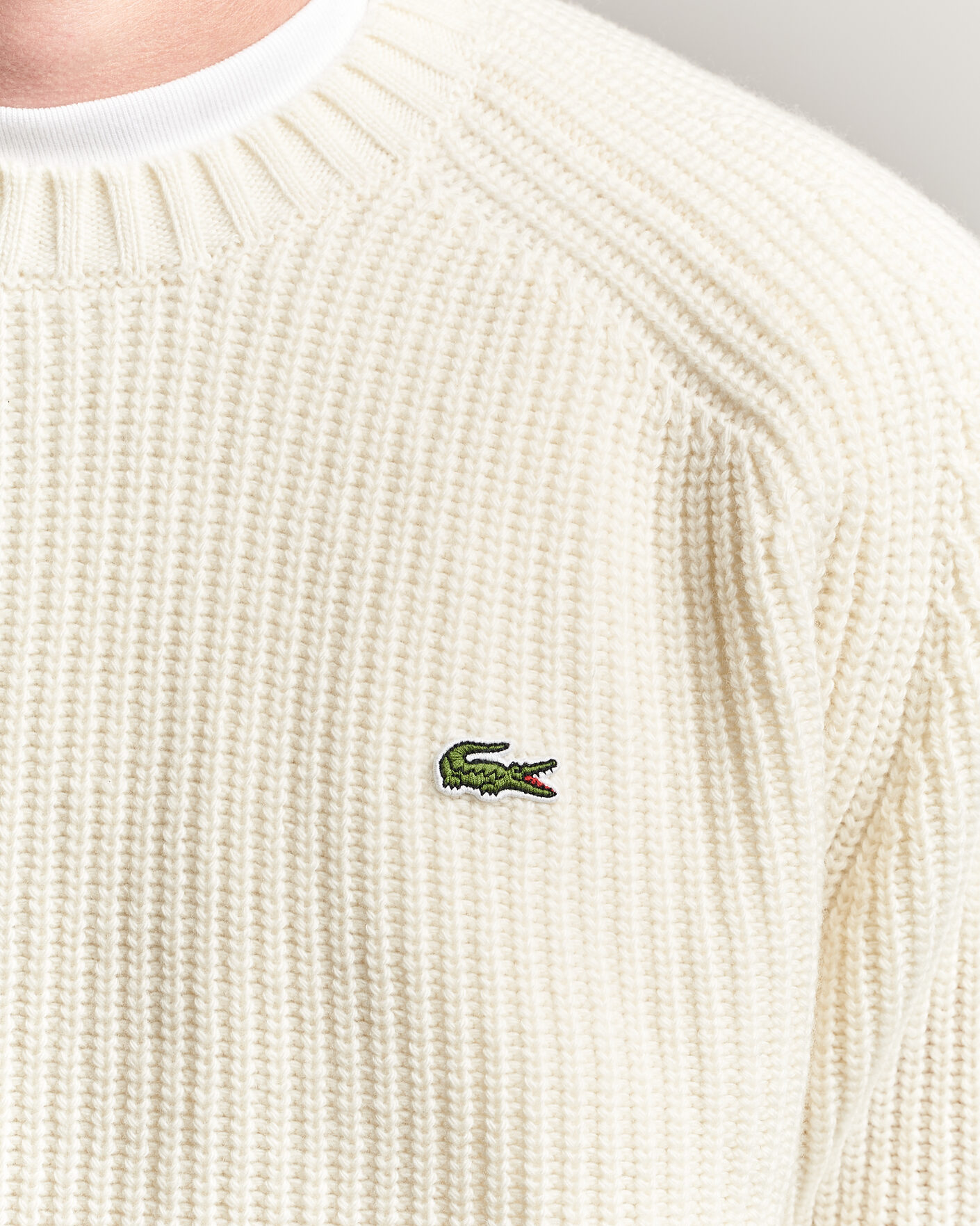 Men | Sweaters & Knitwear | Lacoste | Heavy Wool Knitted Sweater Lapland