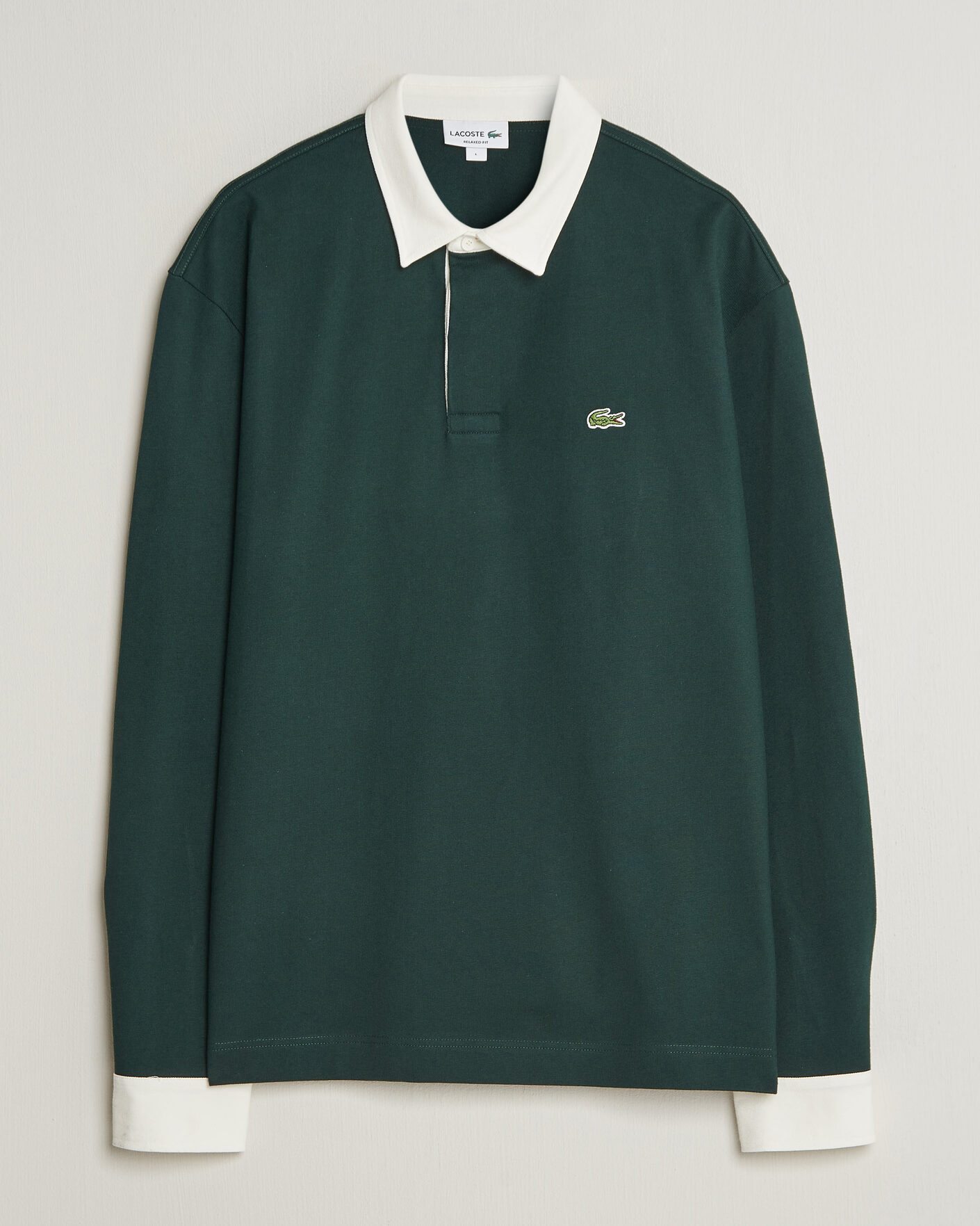 Men | Sweaters & Knitwear | Lacoste | Heavy Cotton Rugger Sinople