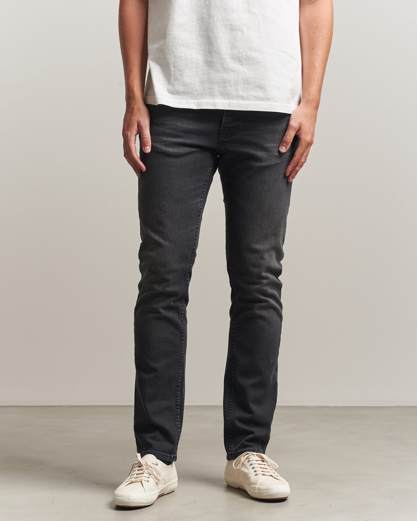 Men | Jeans | Nudie Jeans | Grim Tim Jeans Black Mist