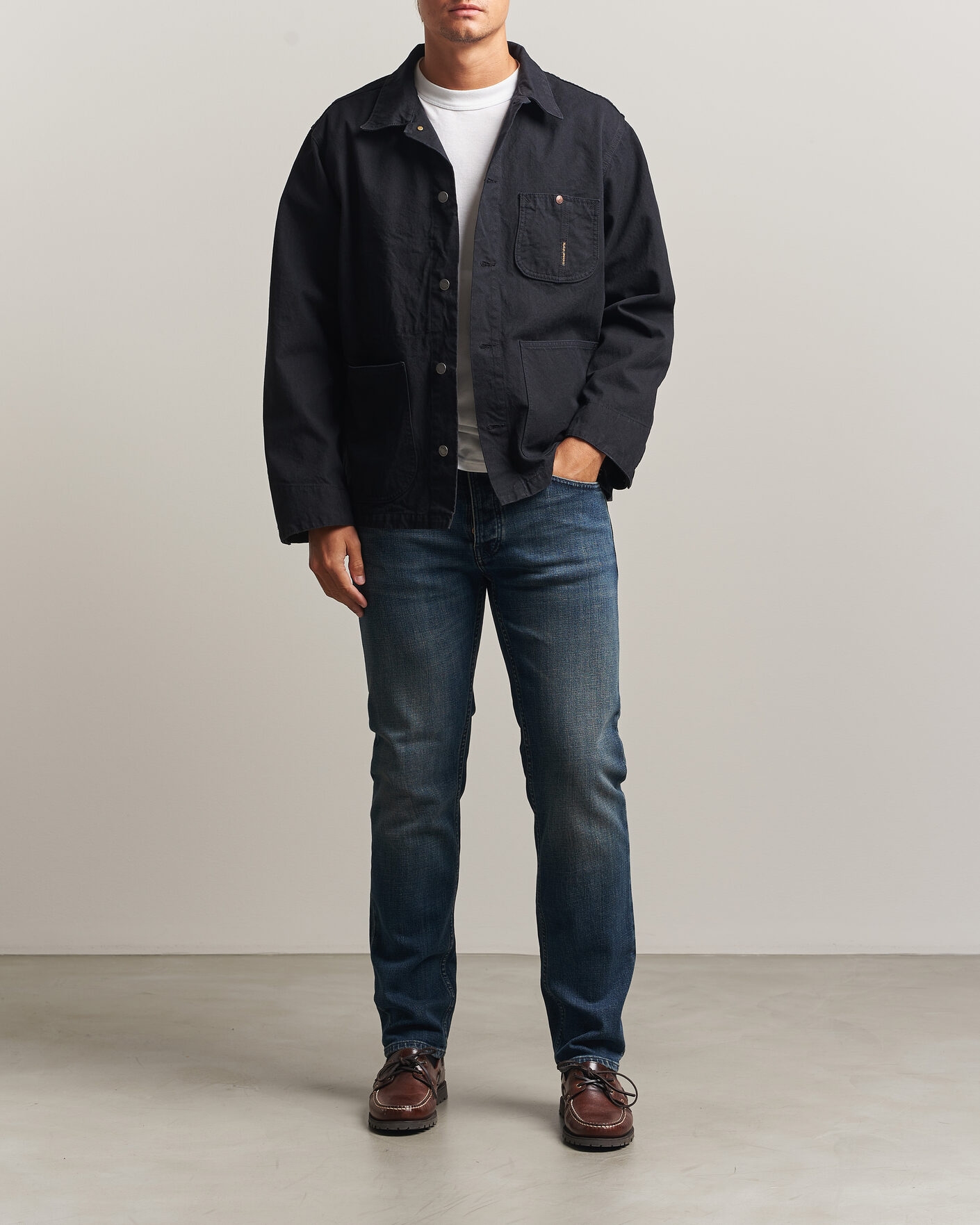 Men | Jeans | Nudie Jeans | Solid Ollie Jeans Epic Ink