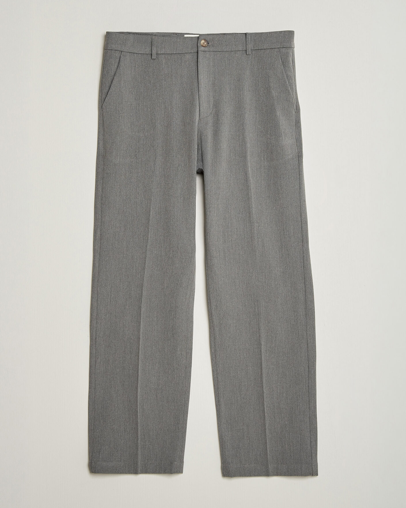 Men | Trousers | LES DEUX | Como Solid Slack Pants Grey Melange