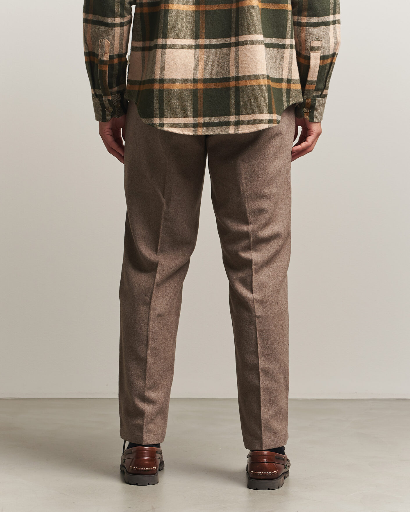 Men | Trousers | LES DEUX | Wool Reg Suit Pants Caribou