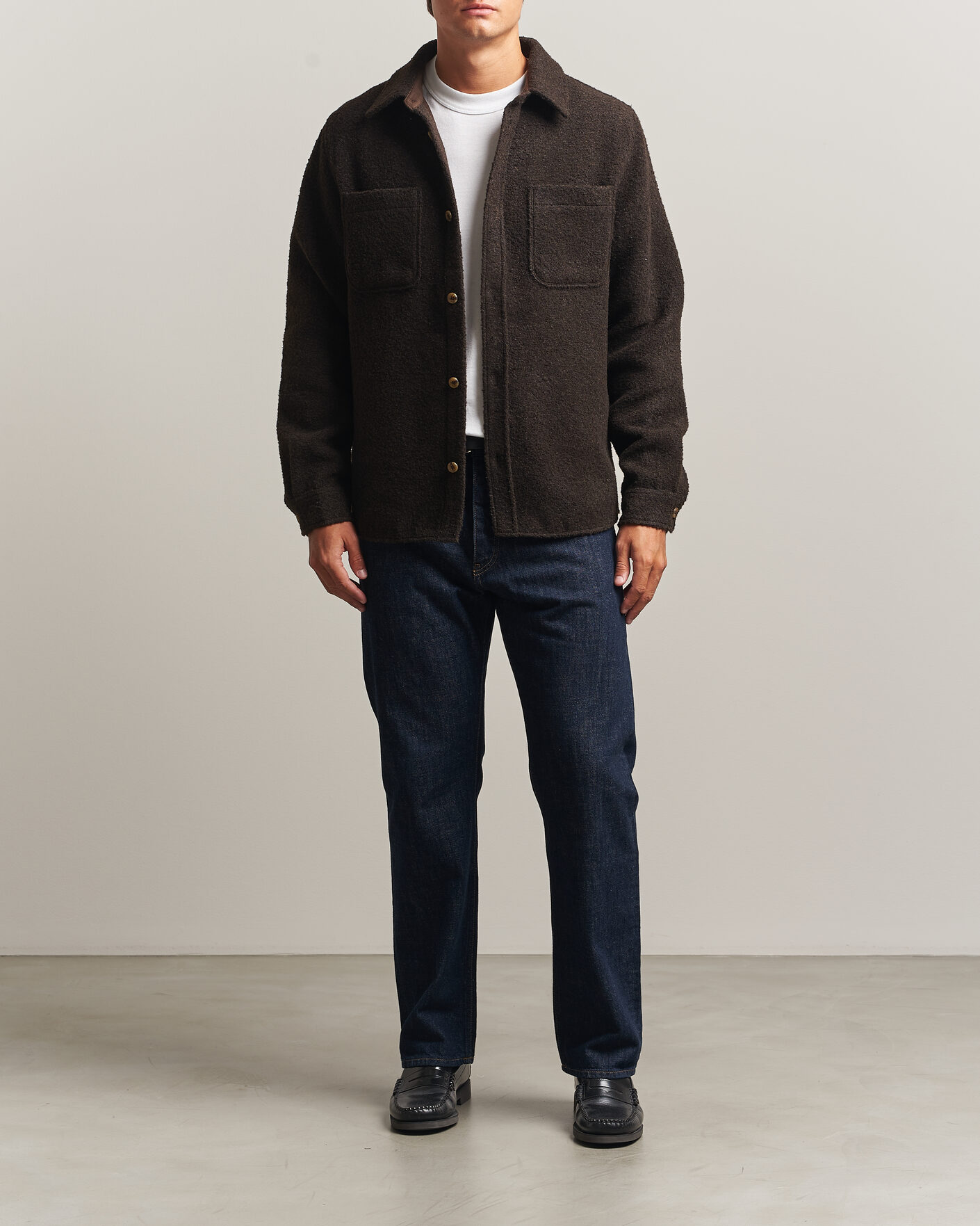 Men | Shirts | LES DEUX | Boucle Overshirt Delicioso