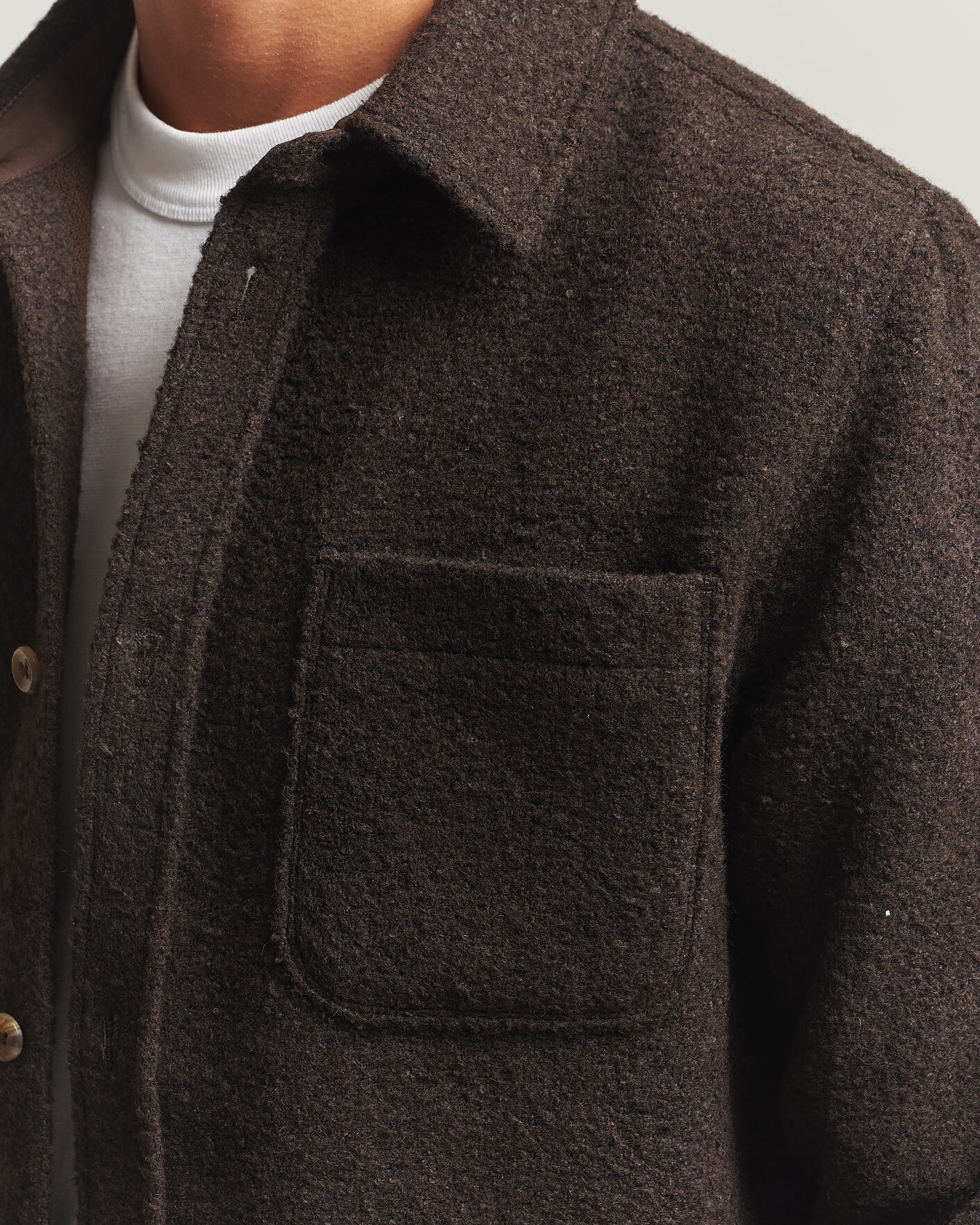 Men | Shirts | LES DEUX | Boucle Overshirt Delicioso