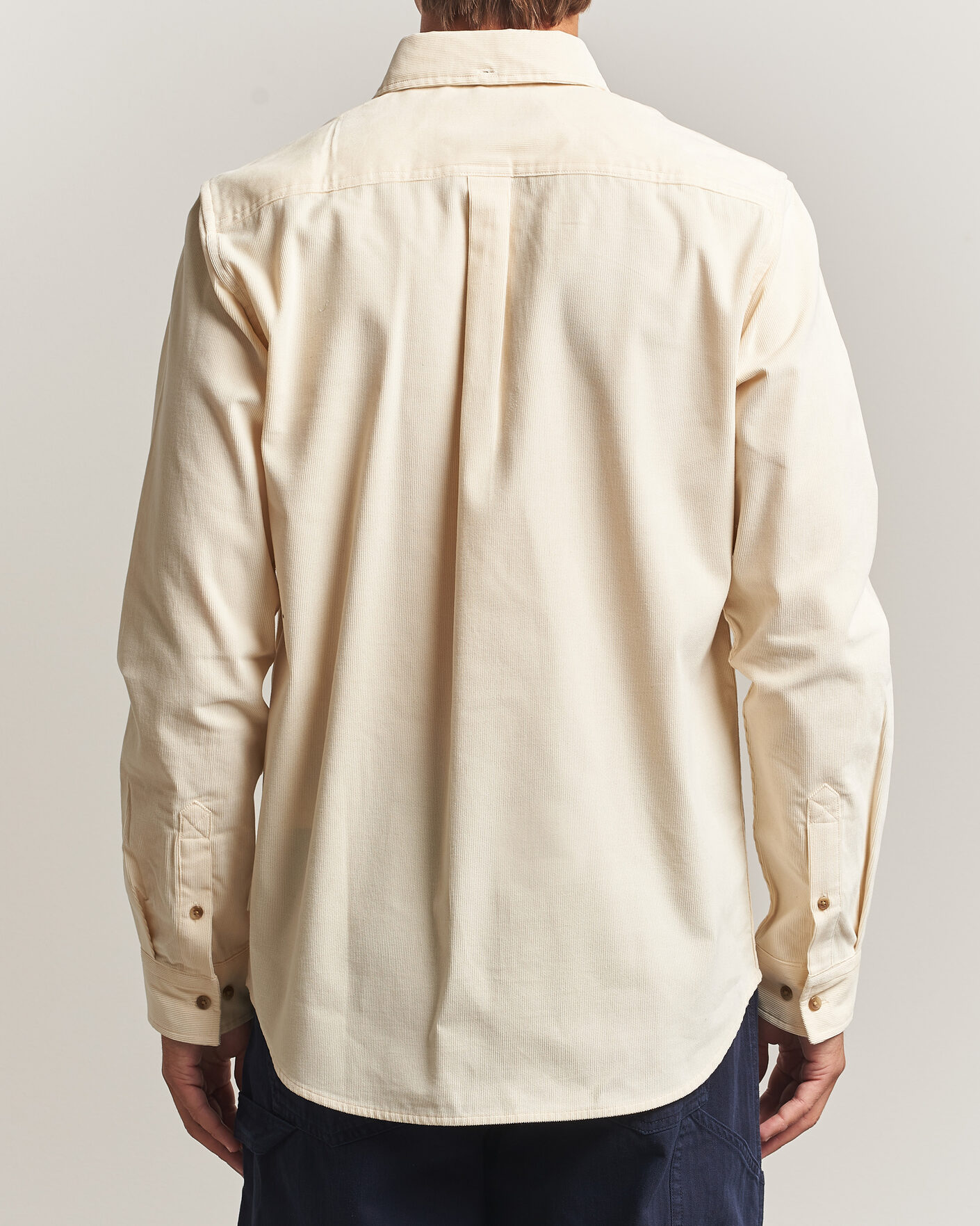 Men | Shirts | LES DEUX | Pinwale Corduroy Shirt Ivory