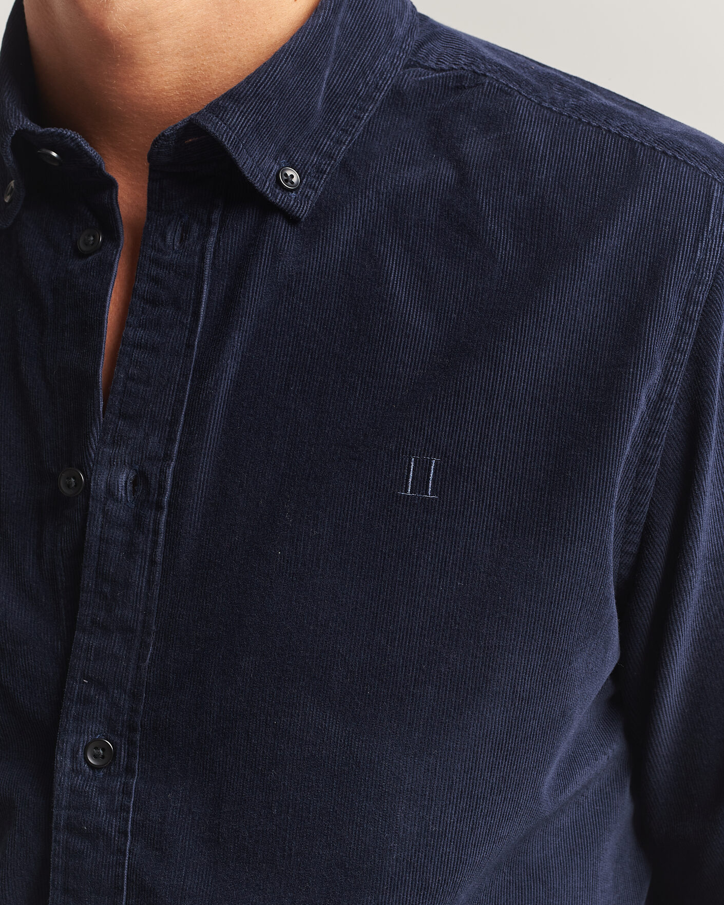 Men | Shirts | LES DEUX | Pinwale Corduroy Shirt Dark Navy