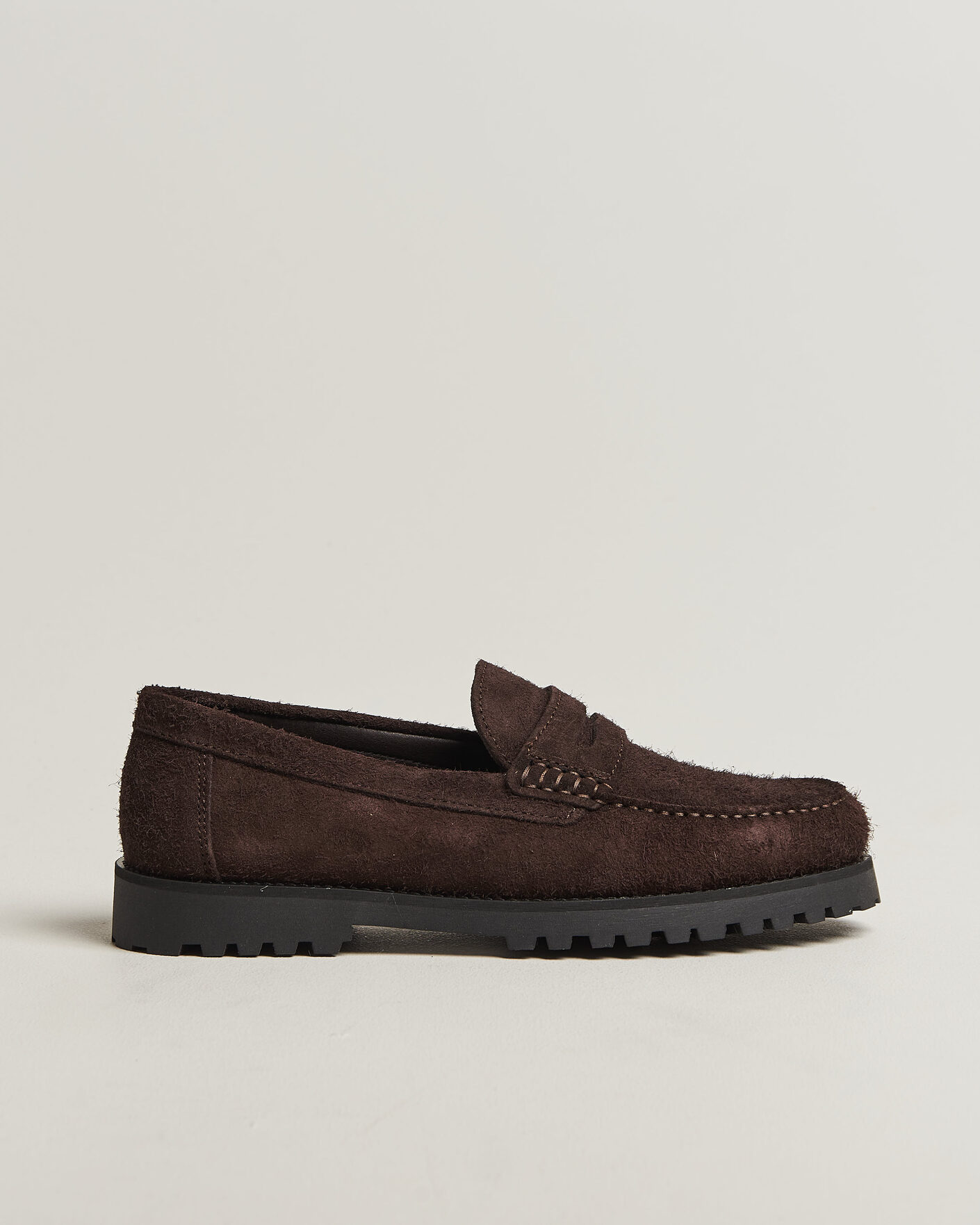 Men | Loafers | LES DEUX | Hairy Suede Loafer Molé Brown