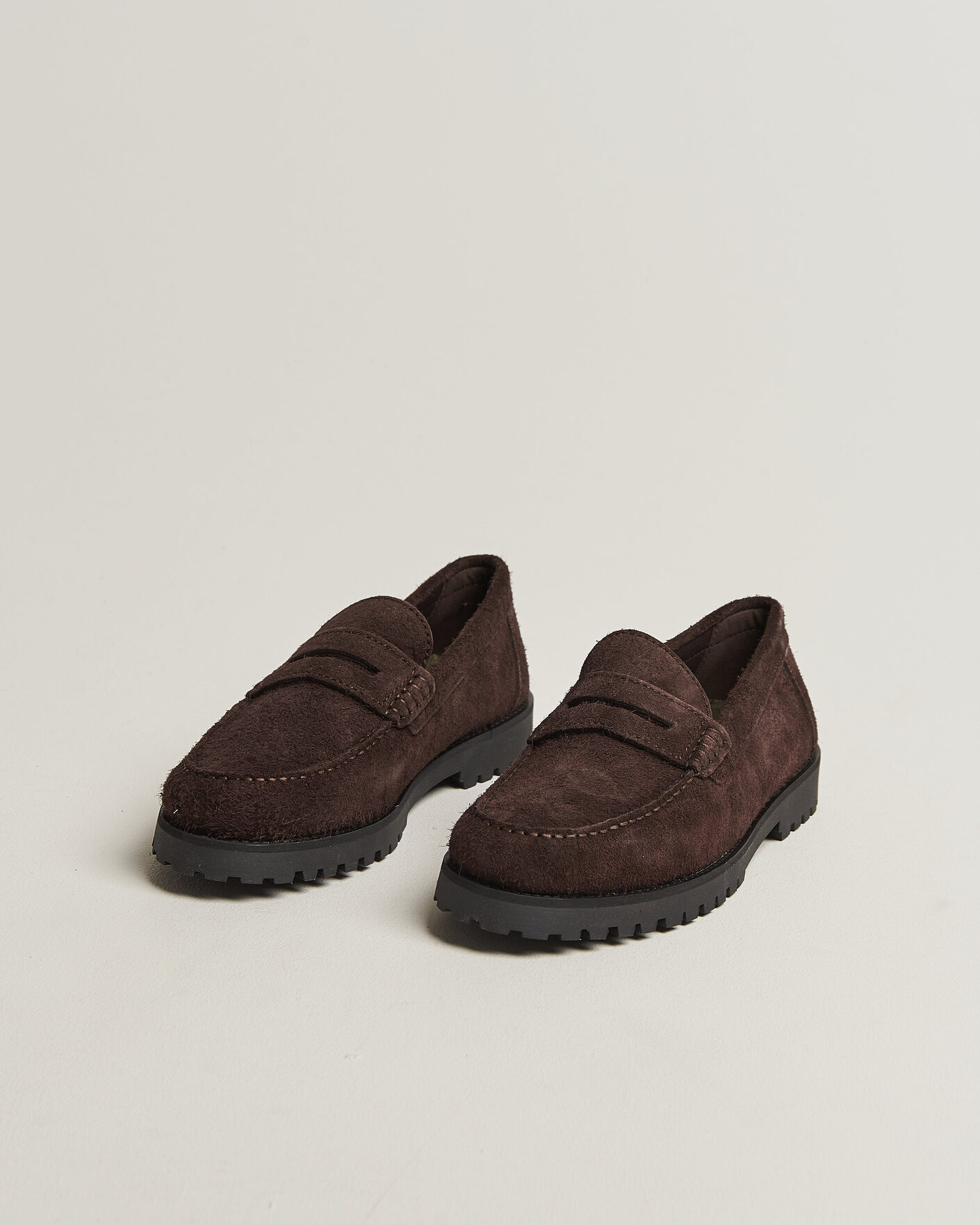 Men | Loafers | LES DEUX | Hairy Suede Loafer Molé Brown