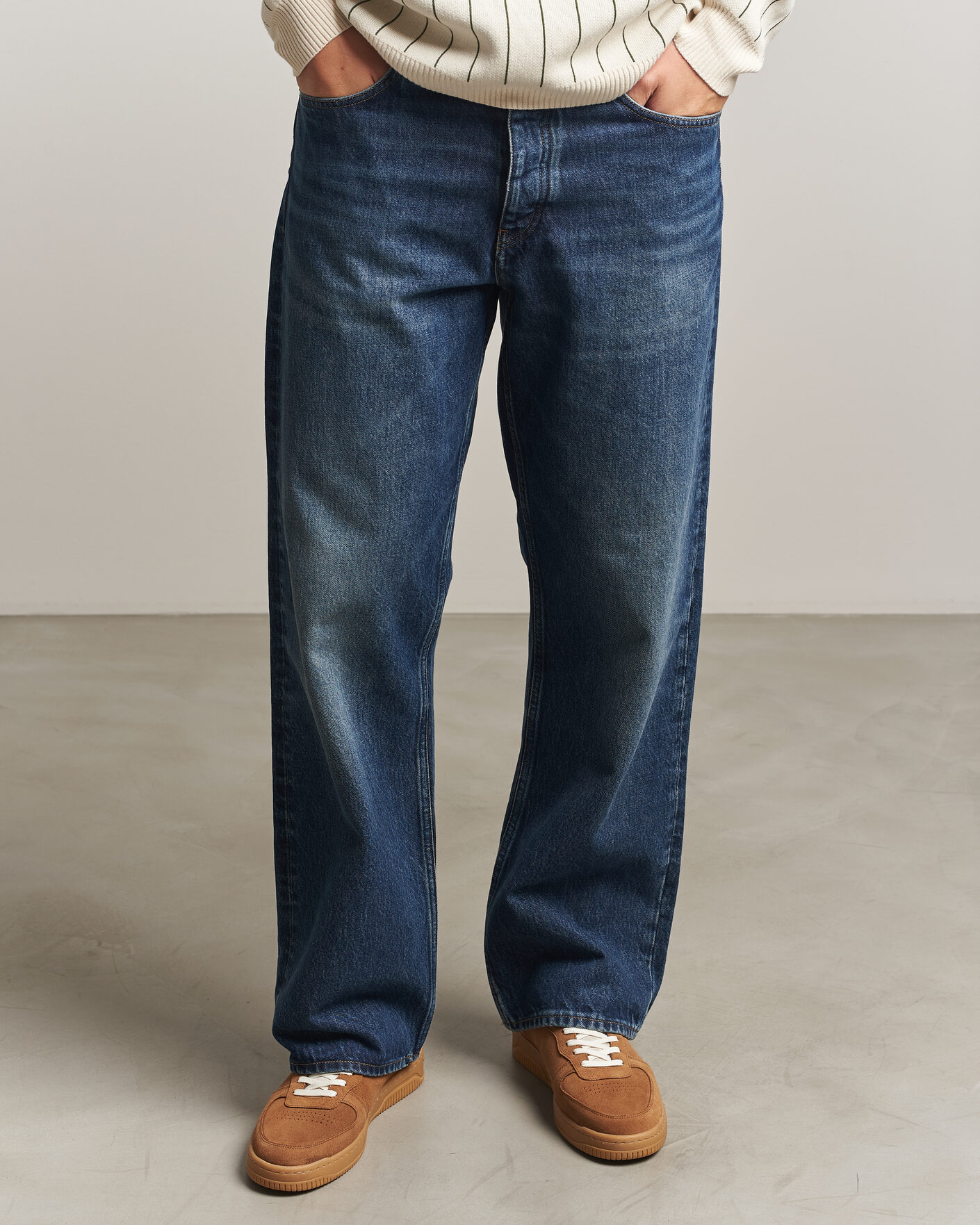 Men | Sneakers | LES DEUX | Suede Sneaker Bone Brown