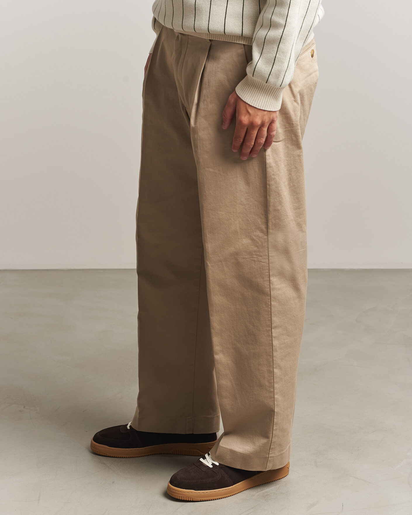 Men | Sneakers | LES DEUX | Suede Sneaker Molé Brown