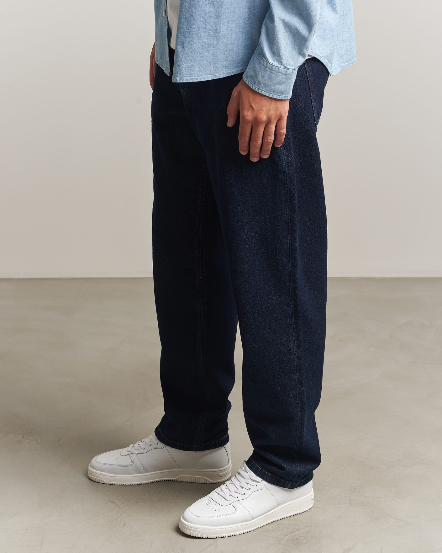 Men | Sneakers | LES DEUX | Sporty Leather Sneaker White