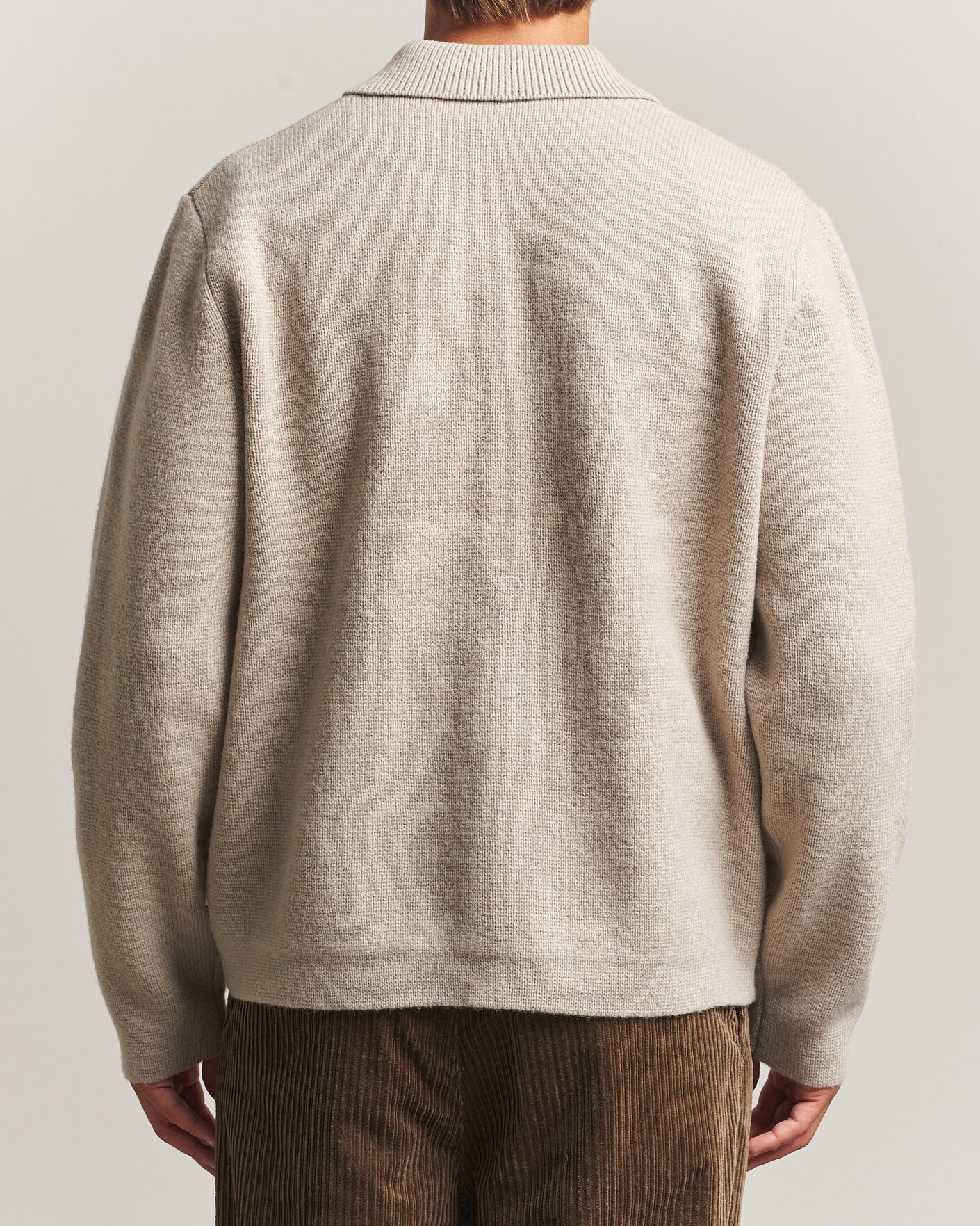 Men | Sweaters & Knitwear | LES DEUX | Milano Knit Overshirt Light Sand
