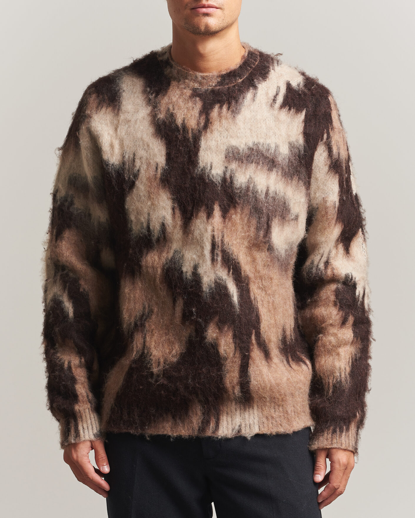 Men | Sweaters & Knitwear | LES DEUX | Forrest Crewneck Knit Brown