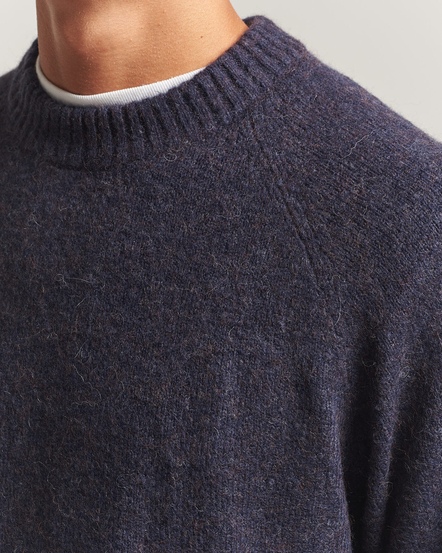 Men | Sweaters & Knitwear | LES DEUX | Soft Roundneck Knit Dark Navy