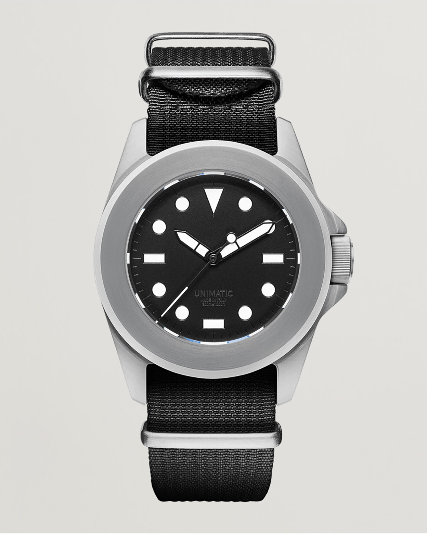 Men | UNIMATIC Modello Quattro Limited Military Watch Black | UNIMATIC | Modello Quattro Limited Military Watch Black