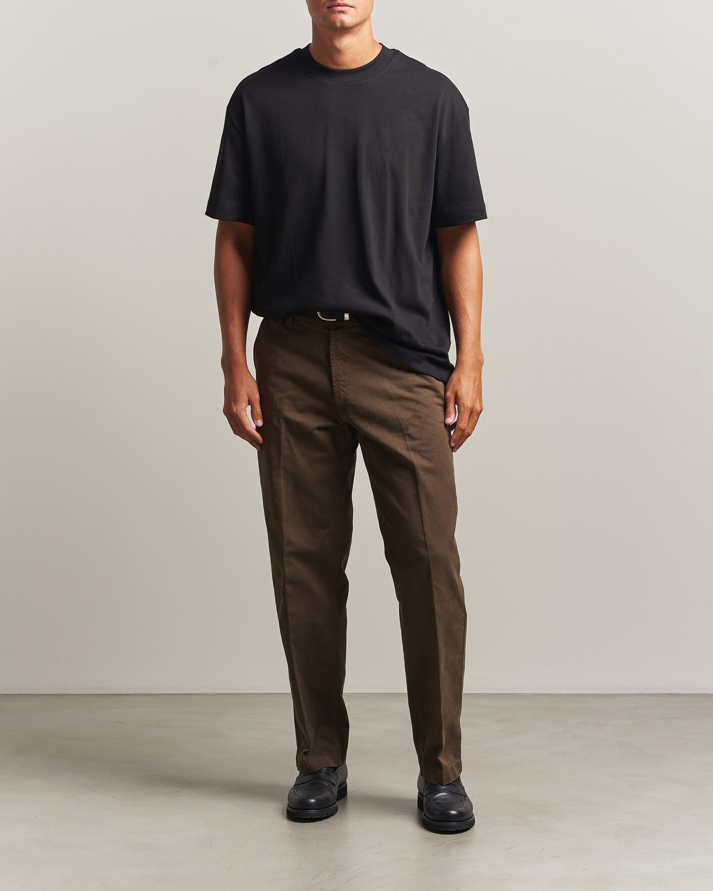 Men | T-Shirts | LES DEUX | Heavyweight T-Shirt Black
