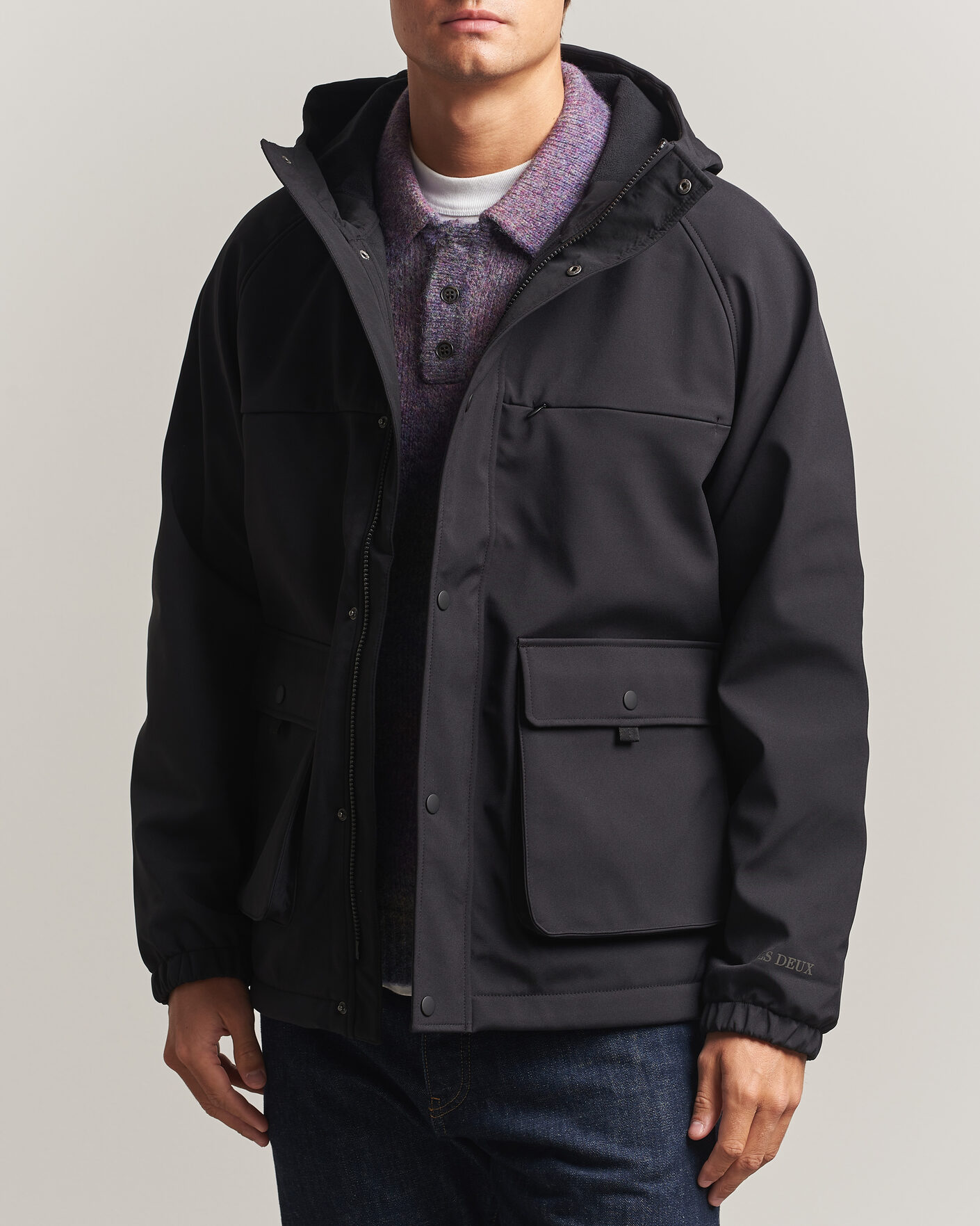 Men | Coats & Jackets | LES DEUX | Shell Jacket Black