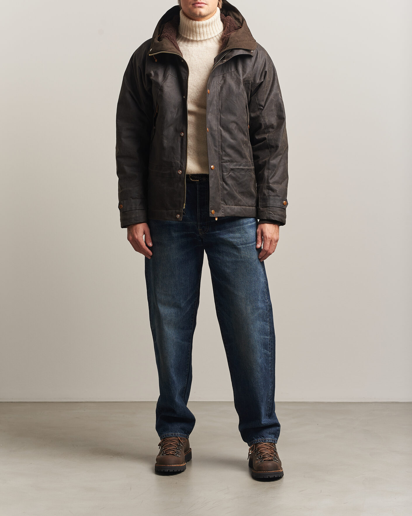Men | Coats & Jackets | Manifattura Ceccarelli | Mountain Jacket Chocolate