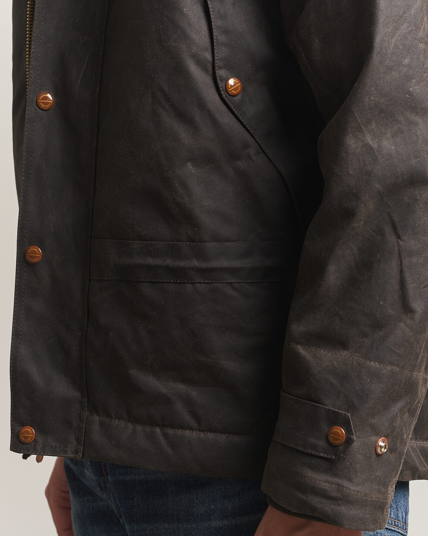 Men | Coats & Jackets | Manifattura Ceccarelli | Mountain Jacket Chocolate
