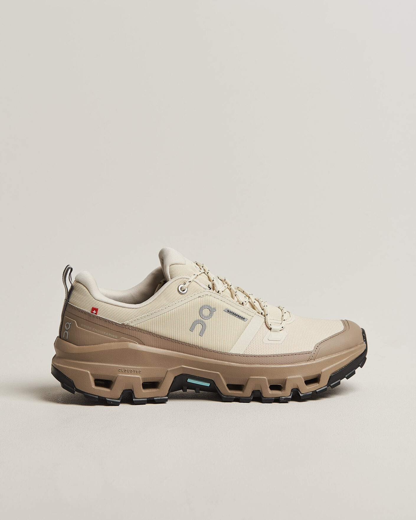 Men | Trail Sneakers | On | Cloudrock Low Waterproof Grain/Soba