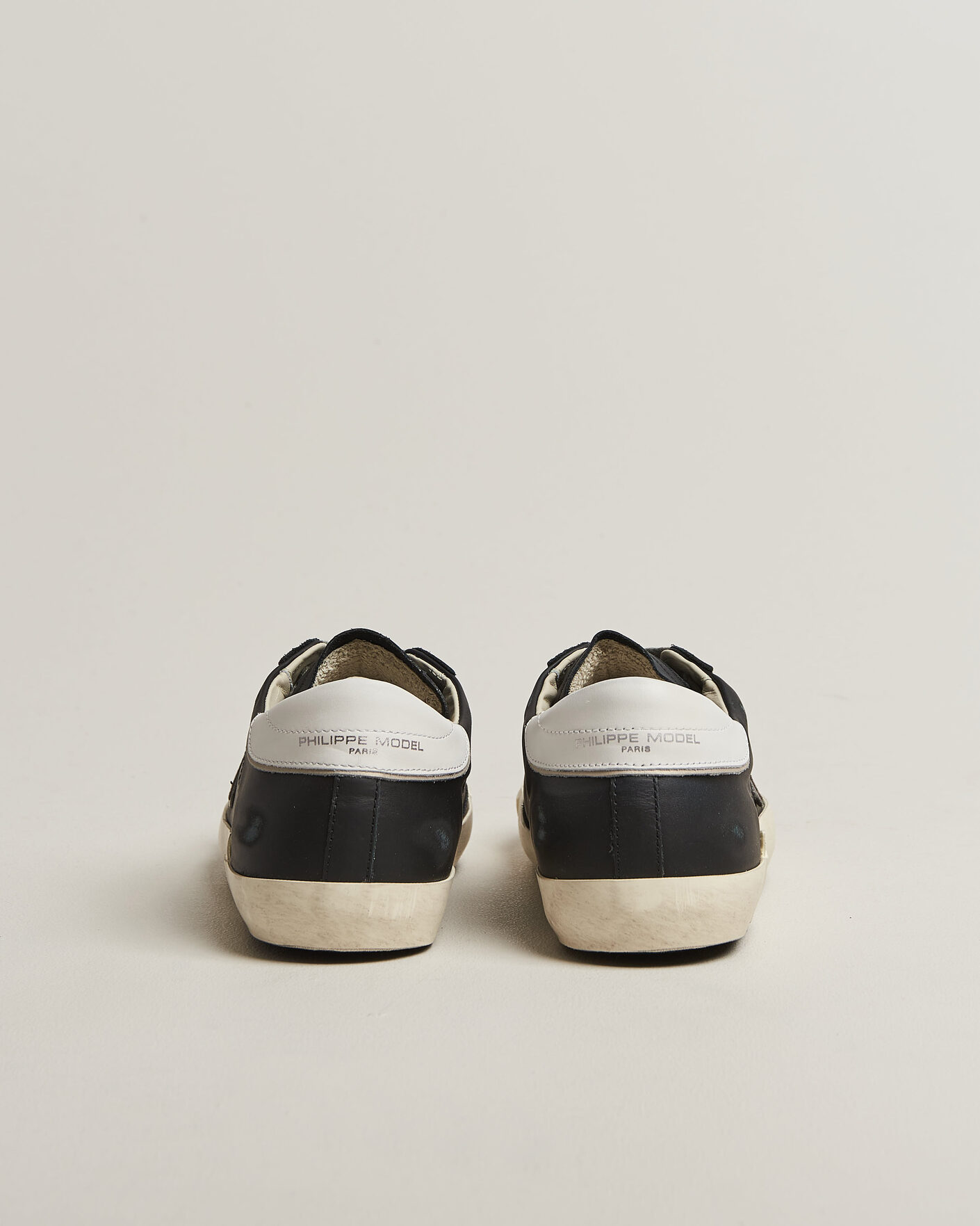 Men | Sneakers | Philippe Model | PRSX Low Top Suede Sneaker Black/White
