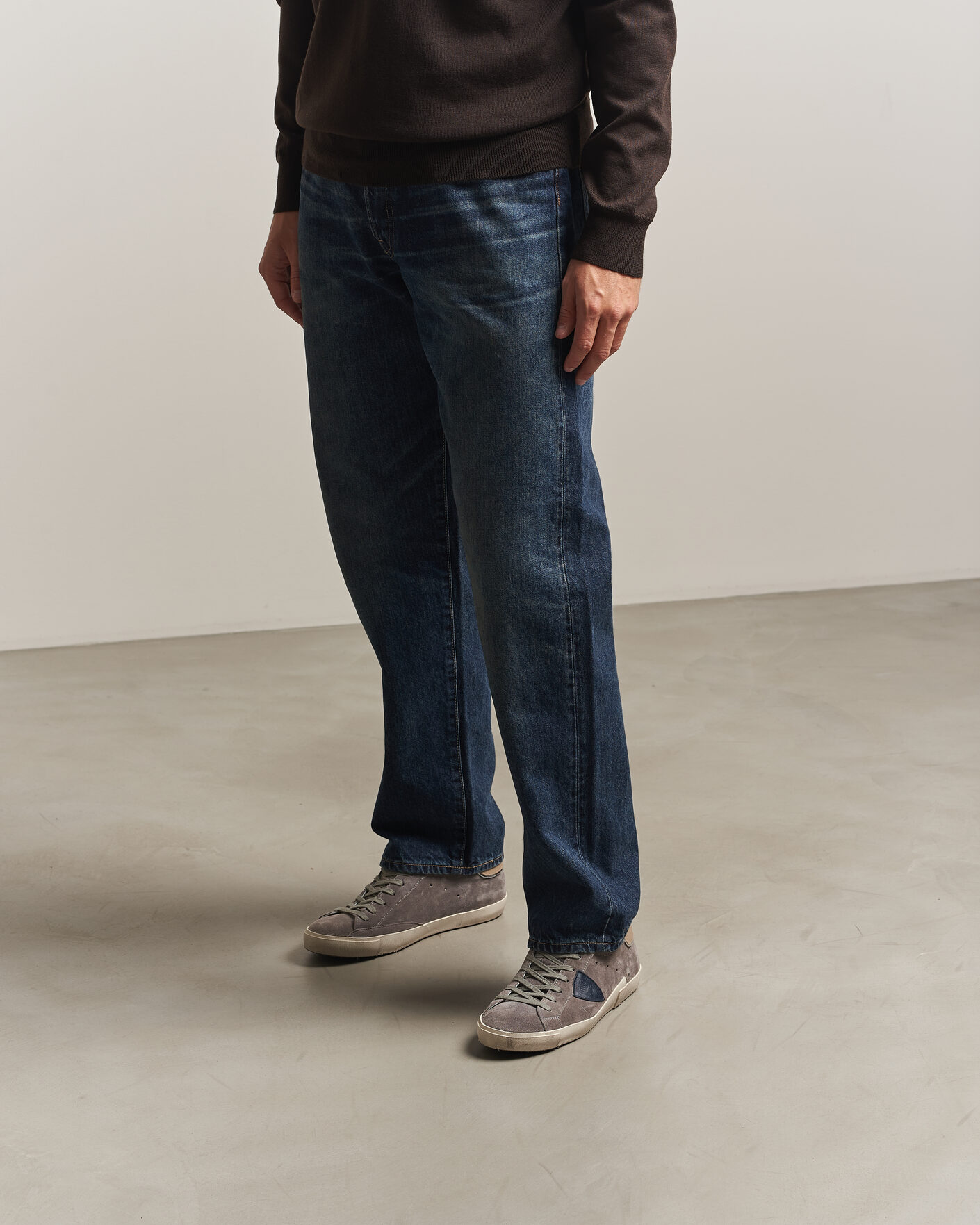 Men | Sneakers | Philippe Model | PRSX Low Top Suede Sneaker Grey