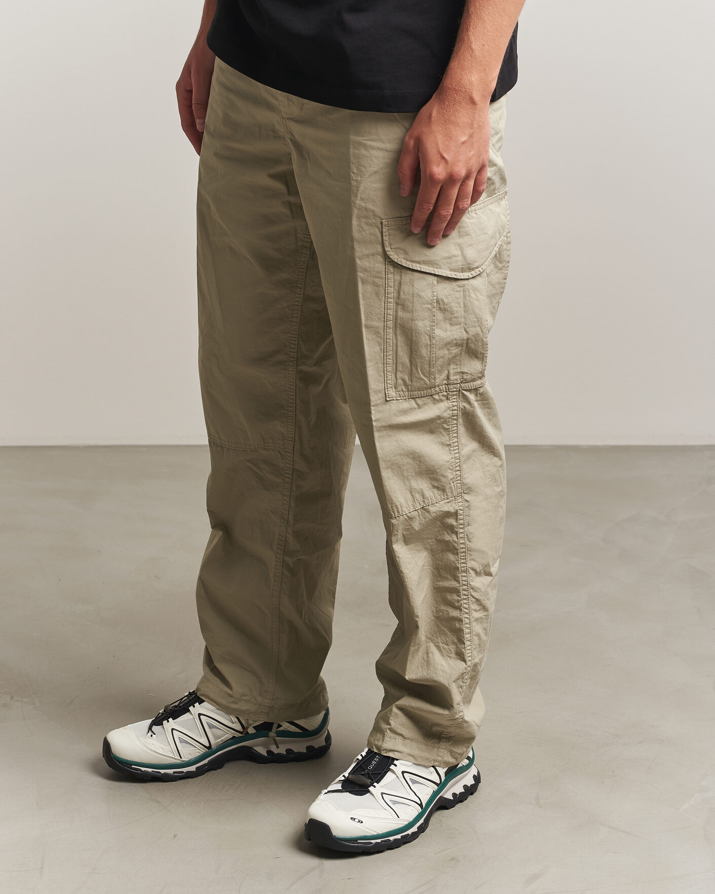 Men | Trail Sneakers | Salomon | XT-Quest Sneakers Vanilla Ice/Black