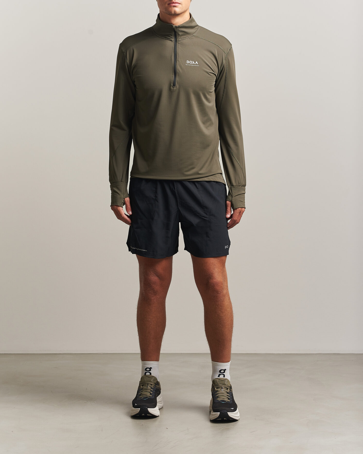 Men | Sweaters & Knitwear | DOXA | Thermal Half Zip Terra