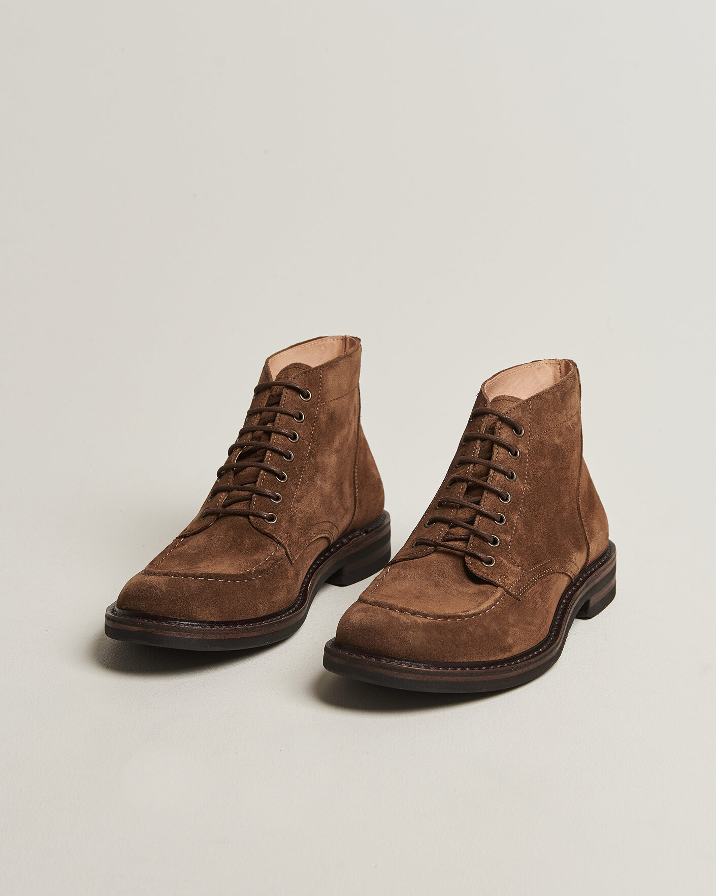Men | Boots | Astorflex | Nuvoflex Dainite Lace Up Boot Dark Khaki Suede