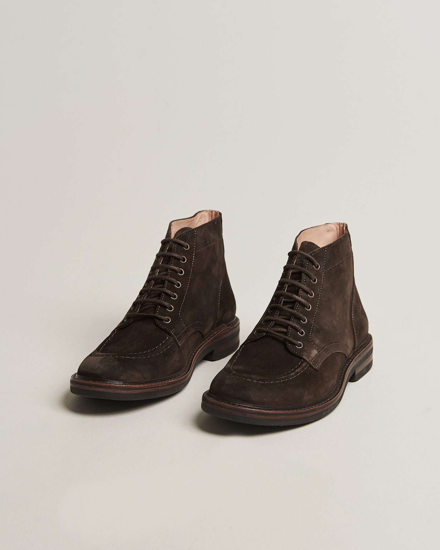 Men | Boots | Astorflex | Nuvoflex Dainite Lace Up Boot Dark Brown Suede