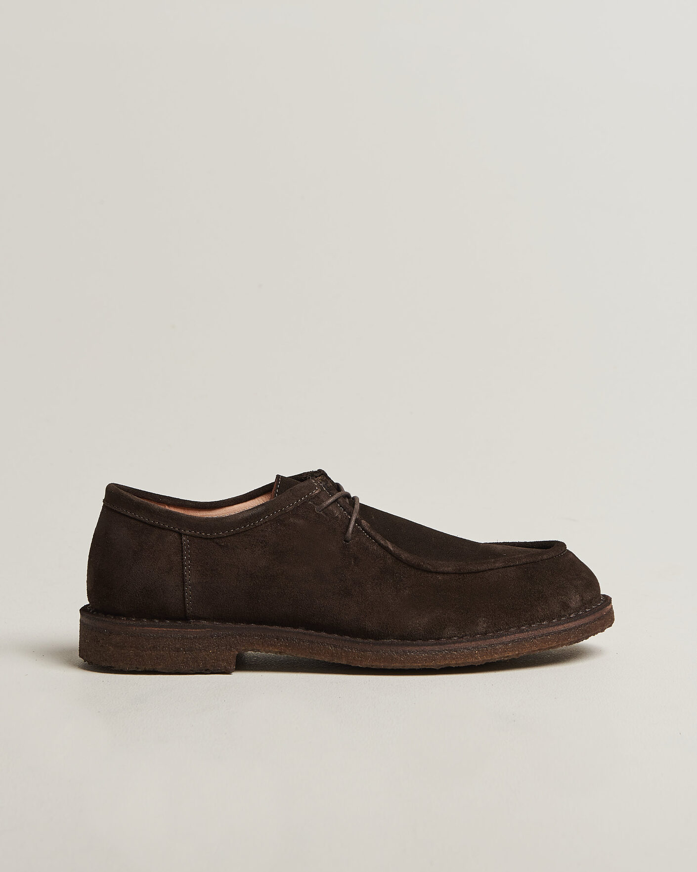Men | Derby Shoes | Astorflex | Artflex Moc Toe Dark Brown Suede